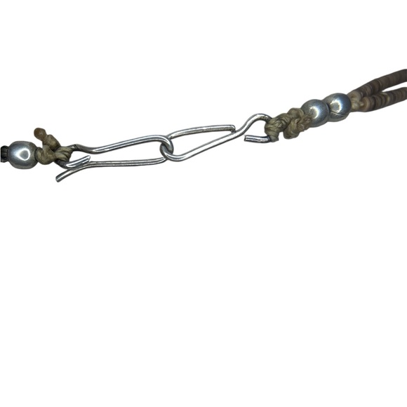 Navajo Turquoise and Heishi Shell Beaded Necklace - Picture 3 of 3